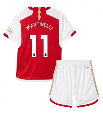 Arsenal Gabriel Martinelli #11 Hemmakläder Barn 2023-24 Kortärmad (+ Korta byxor)